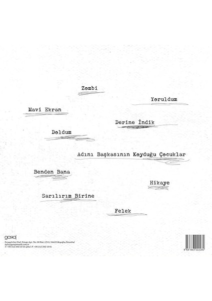 Dünya Günlükleri Plak fiyatları