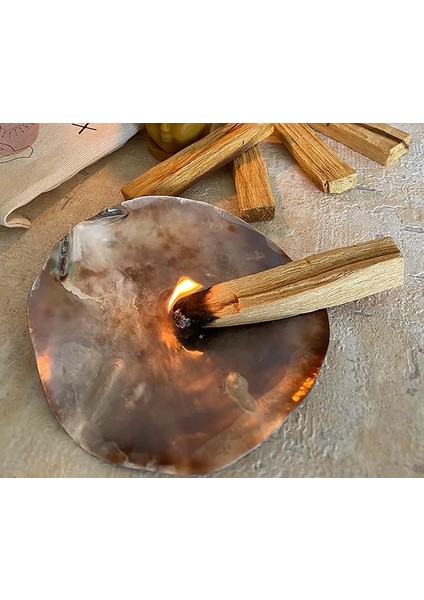 Wish Kit Placuna Enerji Başlangıç Seti : Palo Santo Tütsü ve Placuna Deniz Kabuğu Tütsülük fırsatları