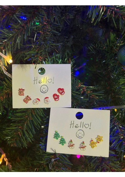 Yılbaşı Temalı Küpe Seti indirimleri