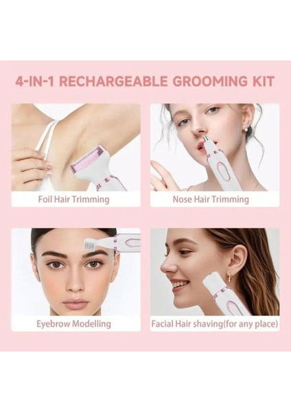 4'ü 1 Arada Kadınlar Için Elektrikli Tüy Alma Makinesi fırsatları