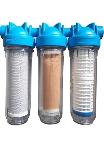 Bella Atlas Daire Girişi Su Arıtma Filtresi 3 Aşamalı