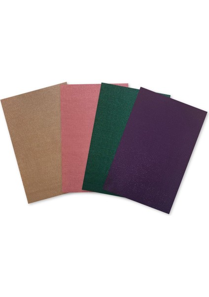 Işıltılı Yapışkanlı Yaratıcı Eğlenceli El Işi Parlayan Kumaş 4 Farklı Renk