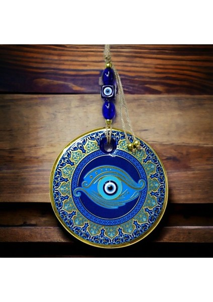 Yaldızlı Göz Modelli Duvar Süsü Camlı Duvar Dekoru fırsatları