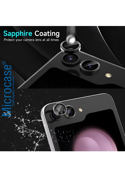 Samsung Galaxy Z Flip 6 Metal Çerçeveli Kamera Koruma Lensi fiyatları