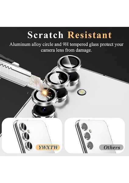 Samsung Galaxy Z Flip 6 Metal Çerçeveli Kamera Koruma Lensi modelleri