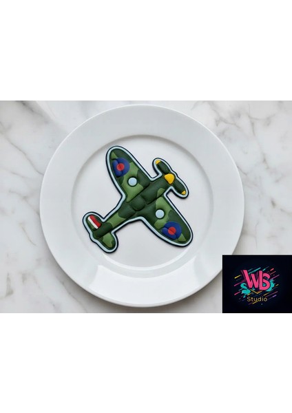 Uçak Şeklinde Kurabiye Kalıbı ve Şeker Hamuru Şekillendirici modelleri