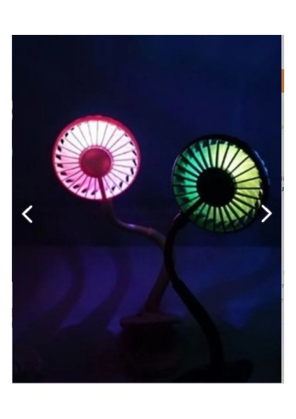 Ayarlanabilir Kıskaçlı Masa Üstü Mini Vantilatör modelleri