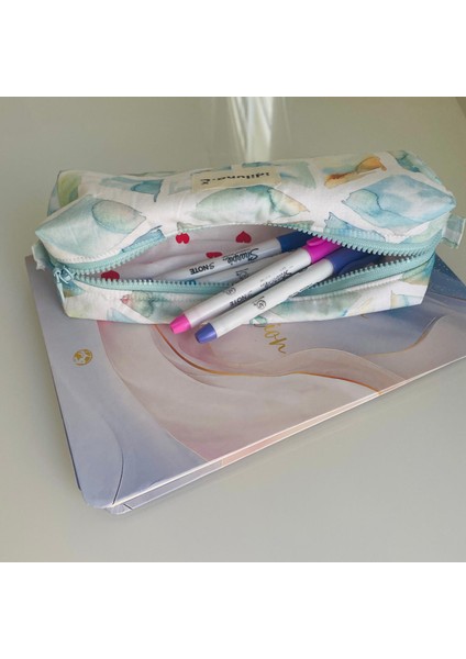 Açık Yeşil Küp Desenli Kalem Kutusu fiyatları