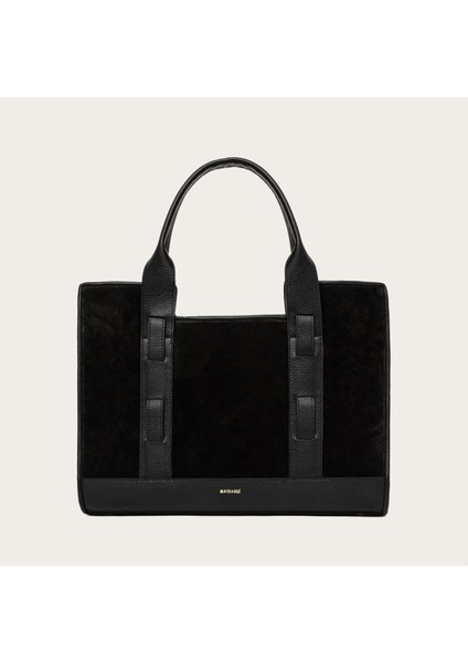 Magna Hakiki Süet Premium Tote Çanta