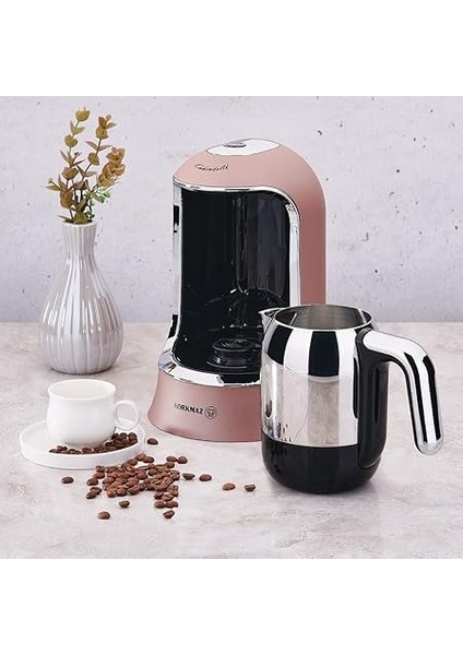 Kahvekolik Rosagold/krom Otomatik Kahve Makinesi modelleri
