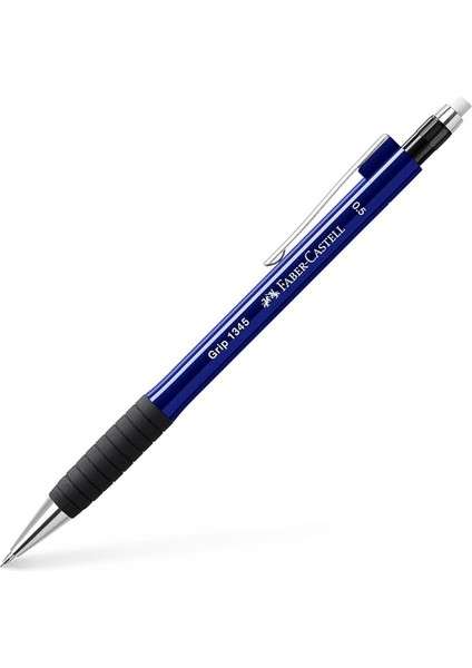 Grip 1345/47 Versatil Kalem, 0.5 Mm, Lacivert, Ergonomik Tutuş, Yaylı Uç, Uzun Silgi, Modern Tasarım