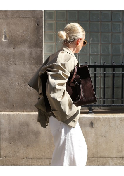 Magna Hakiki Süet Premium Tote Çanta indirimleri