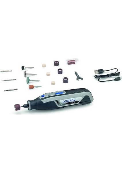 7760 Lite Akülü Çok Amaçlı El Motoru, 15 Aksesuarlı