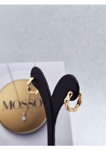 Xuping Kemik Model Gold Renk Çelik Küpe