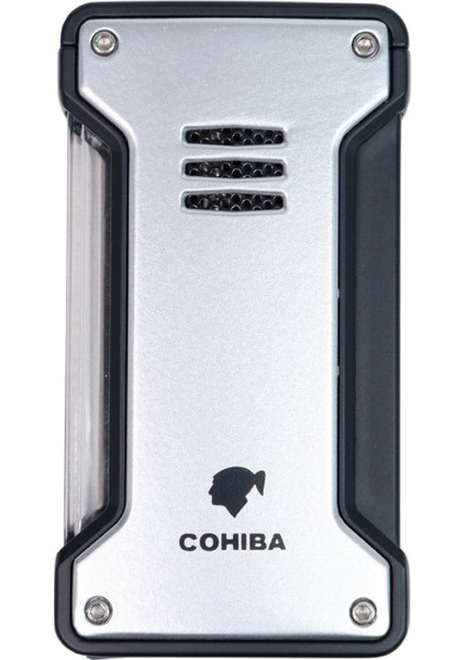 Tek Torch Pürmüz Gümüş Puro Çakmağı