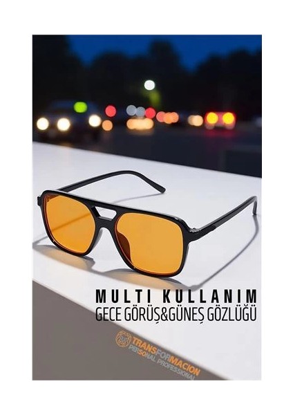 Bfs Gece Sürüş Görüş Parlama Önleyici Gece Gözlüğü Sis Far Işık Önleyici Anti-Fog G