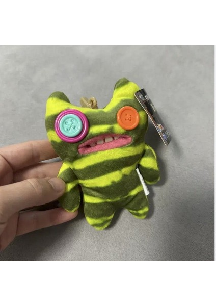 Zuru Fuggler Anahtarlık Yeşil Çizgili Düğme Gözlü Koleksiyon Oyuncak 11 cm modelleri