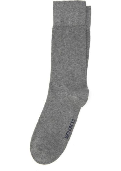 Erkek Gri Melanj Çorap (Soket) 50317966-VR086