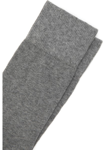 Erkek Gri Melanj Çorap (Soket) 50317966-VR086 fiyatları