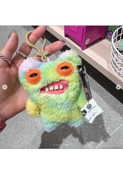 Zuru Fuggler Anahtarlık Pastel Gökkuşağı Turuncu Gözlü Koleksiyon Oyuncak 11 cm