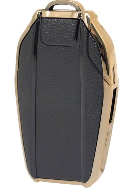Bmw 7 5 Serisi I Serisi G11 G12 G30 G31 X3 G01 X4 X5 X7 3 Buton Deri Nano Anahtar Kılıfı Siyah-Gold fırsatları