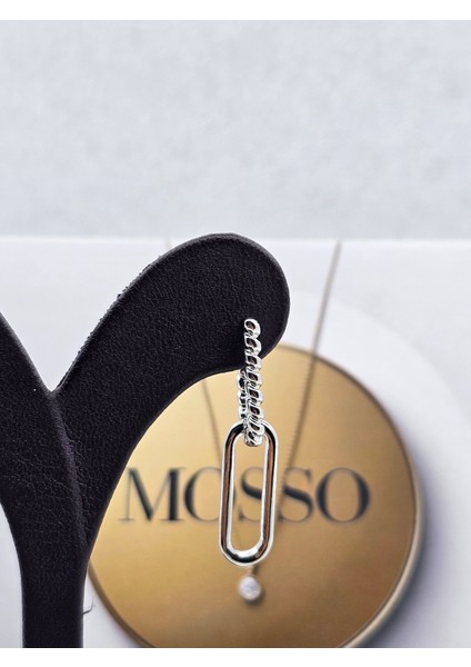 Xuping Burgu Zincir Model Gümüş Renk Çelik Küpe modelleri