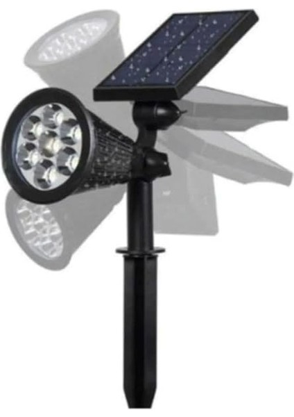 Geldi Solar Kazıklı Çim Armatür Cata 7W Güneş Enerjili LED Çim Lambası Bahçe Ağaç Aydınlatma Lambası (Gün Işığı) fırsatları