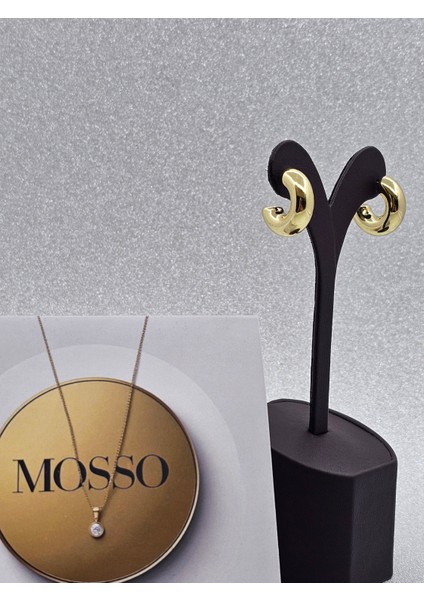 Xuping C Model Çelik Küpe Gold Renk modelleri