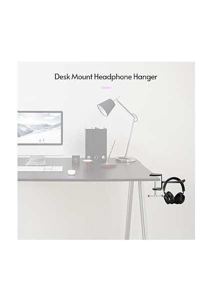 Evrensel Kulaklık Askısı Masa Dağı Kulaklık Tutucu Altında Masa Kulaklıkları Standı Kanca Alüminyum Alaşım indirimleri