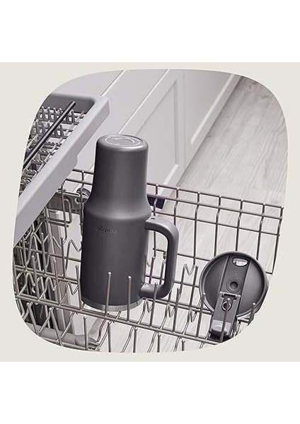 Üniseks Yetişkin Streeterville Tumbler Pipetli Yalıtımlı Su Şişesi, 1.2l, Antrasit indirimleri