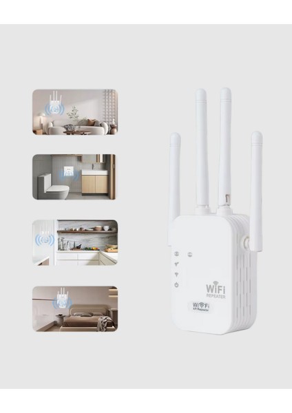 Lvsqvr 50 Cihaz Destekli 300MBPS Kablosuz Sinyal Güçlendirici RJ45 Kablolu Kullanım modelleri