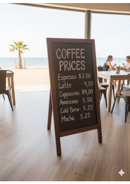 Tek Ayaklı Menü Panosu / Yazı Tahtası