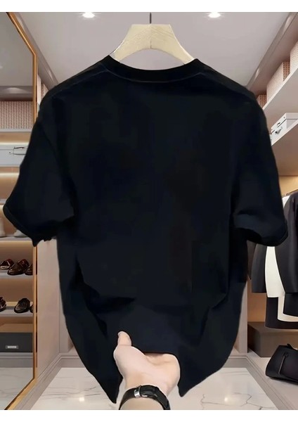 Baskılı Oversize Bisiklet Yaka T-Shirt - Beyaz modelleri