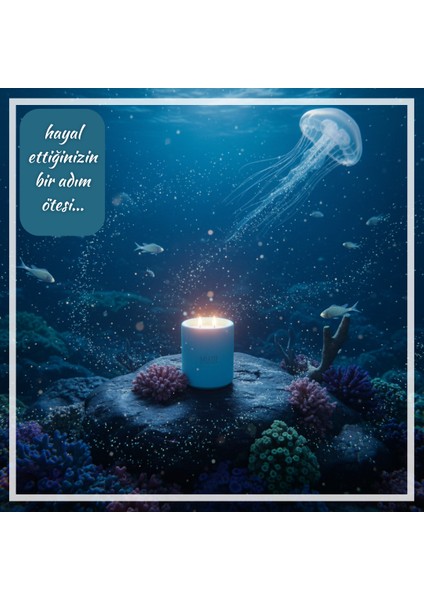 Huzur Veren Bir Atmosfer Ortamı Için Çift Alevli Dekoratif Mum, Arkadaşa Anlamlı Hediye, Mavi Renk fiyatları