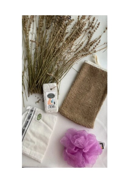 Doğal 4'lü Banyo Hamam Seti fırsatları