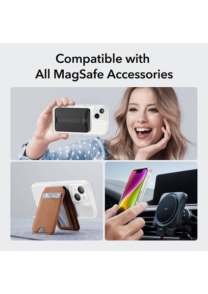 Apple iPhone 13 Pro Max Uyumlu Magesafe Wireless Şarj Özellikli Şeffaf Silikon Kılıf fırsatları