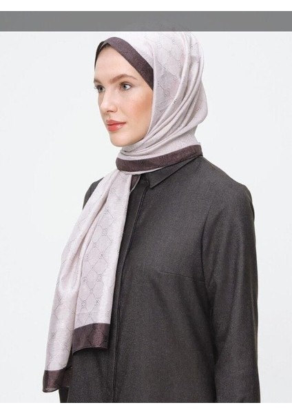 Koza Şal 1050800-971 Taş Kahverengi