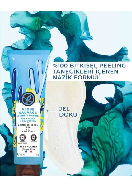 Jel Dokulu Vücut Peelingi-Arındırıcı&yumuşatıcı&serinletici Okyanus Esintisi-Sls,sles Içermez,vegan- fiyatları