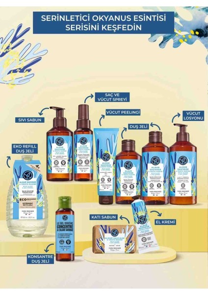 Jel Dokulu Vücut Peelingi-Arındırıcı&yumuşatıcı&serinletici Okyanus Esintisi-Sls,sles Içermez,vegan- indirimleri