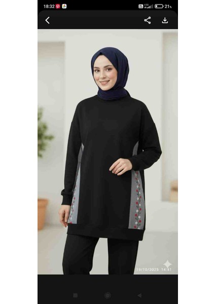 Nakışişlemelikotdetaylıtesettür Tunik