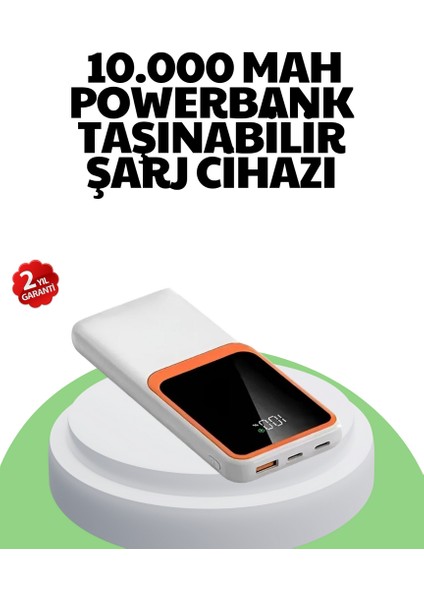 Lvsqvr 10000 Mah Hızlı Şarj Destekli Powerbank – Hafif, Kompakt ve Güvenli