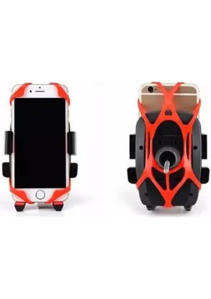 Lastik Destekli Standlı Bisiklet Telefon Tutucu modelleri