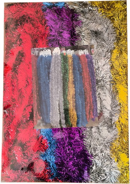 Yılbaşı Parti Süsü Sim Süs 2 Metre Kalın 20'li Set