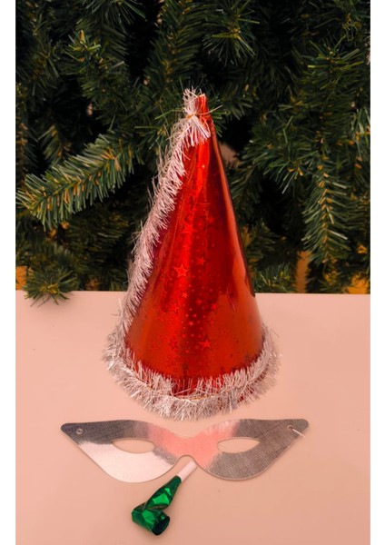 Yılbaşı Şapkası Seti 5'li Katyon Set Renkli fiyatları