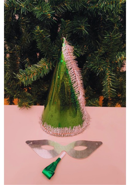 Yılbaşı Şapkası Seti 5'li Katyon Set Renkli indirimleri