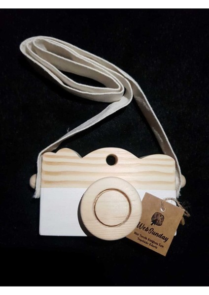 Bebekler Için Ahşap Kamera Oyuncağı, Renkli ve Güvenli Yürümeye Başlayan Hediye fırsatları