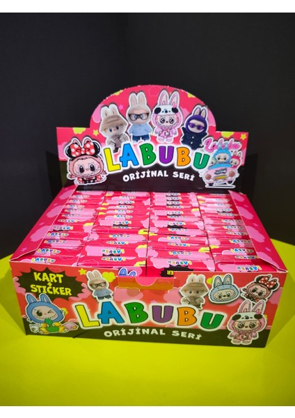 Oyun Kartları ve Stickerler 48 Adet Kutu