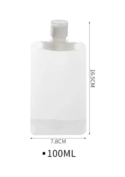 3 Adet 100ML Krem Şampuan Kabı Tekrar Kullanılabilir Set fırsatları