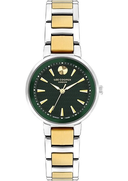 LC07972.270 Kadın Kol Saati – Gümüş & Altın Çelik – Yeşil Kadran
