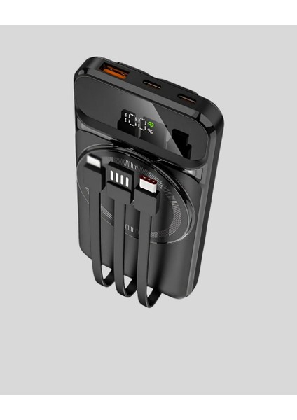 Lvsqvr Kablosuz 15W Şarj Destekli 10000 Mah Taşınabilir Powerbank – Hızlı Şarj Özellikli fırsatları